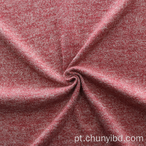 Fios de padrão simples de feltro de mão tingido de ctn60% de poli40% de tecido de malha de camisa solta solta para moletons shorts blusas